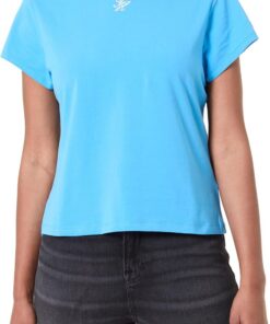 Tommy Hilfiger TH Script Slim SS tee Ww0ww48710 Camiseta S/S Mujer (Pack de 1)