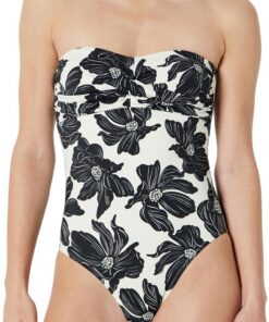 Amazon Essentials Traje de baño de una Pieza Tipo Bandeau Mujer