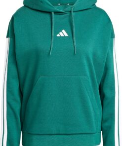 adidas Mujer Essentials 3-Stripes Fleece Hoodie