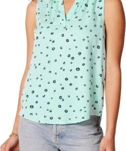 Amazon Essentials Mujer Camisa Tejida sin Mangas con Cuello en V
