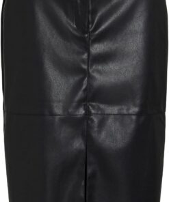 Vila Vidagmar HW Midi Coated Skirt - Vidagmar HW Midi Coated Skirt - Noos Mujer (Pack de 1)