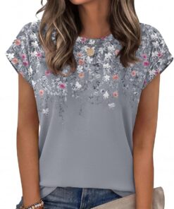 Camisetas de manga corta para mujer, trajes de verano 2026, ropa casual elegante de primavera