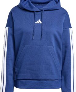 adidas Mujer Essentials 3-Stripes Fleece Hoodie