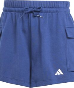 adidas Women's Pantalón Corto Essentials Small Logo French Terry Cargo