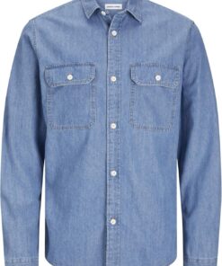 JACK & JONES Camiseta Jjetravis Ls Noos Camisa de manga larga Hombre