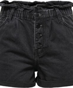 Only Onlcuba Life Paperbag Dnm Shorts Dot005 - Pantalones Cortos Mujer