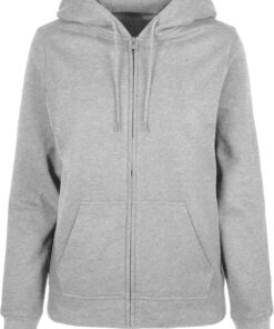 Build Your Brand Bb009-ladies Basic Zip Hoody Sudadera con Capucha Mujer (Pack de 1)