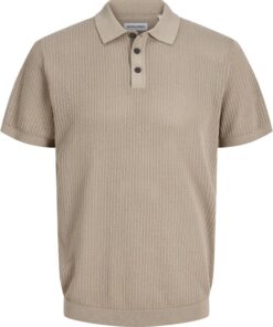JACK & JONES Jjjess Knit Polo SS Pls Jjjess Knit Polo SS Pls Hombre (Pack de 1)