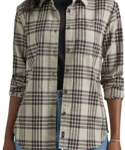 Lee Legendary - Camisa de Manga Larga Multiusos con Botones Camisa Abotonada Mujer (Pack de 1)