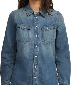 G-Star Slim Western Shirt LS Wmn Camiseta Mujer