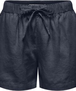 ONLY Onlgoa MW Lin Bl Pull-Up Shorts CC Pnt para Mujer