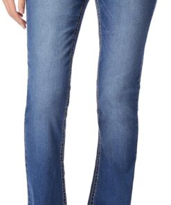 Wallflower Luscious - Jeans Elásticos de Tiro Medio con Corte de Bota (Estándar Y Grande) - Jeans Mujer