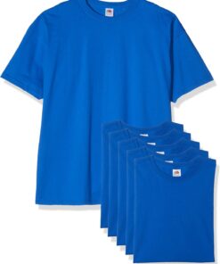 Fruit of The Loom Manga Corta Súper Premium Camiseta Hombre (Pack de 5)