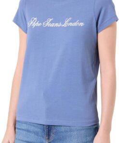 Pepe Jeans W Basic Stretch Logo Camiseta para Mujer