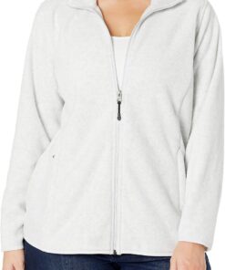Amazon Essentials Mujer Chaqueta de Forro Polar Suave con Cremallera Completa y Corte clásico (Disponible en Tallas Grandes)