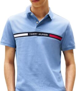 Tommy Hilfiger Polo de Manga Corta Hombre Chest Insert Regular Fit