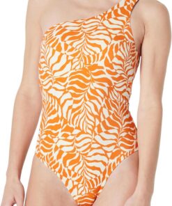 Amazon Essentials Traje de Baño de una Sola Pieza con un Hombro Mujer