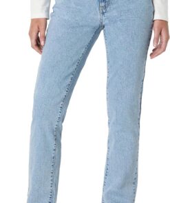 Amazon Essentials Vaqueros Rectos de Tiro Alto Mujer