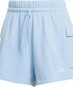 adidas Women's Pantalón Corto Essentials Small Logo French Terry Cargo