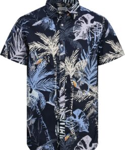 Jack & Jones Jjhawaii AOP Shirt SS Jjhawaii AOP Shirt SS Hombre (Pack de 1)
