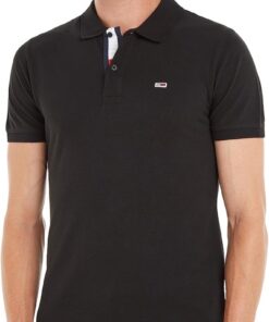 Tommy Jeans Polo de Manga Corta Hombre Slim Fit