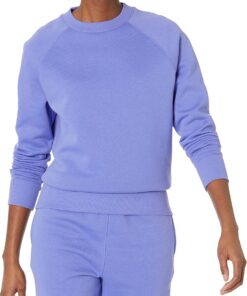 Amazon Essentials Mujer Sudadera Holgada de Manga Larga con Cuello Redondo Jersey (Disponible en Tallas Grandes)
