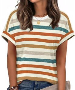 Camisetas de manga corta para mujer, trajes de verano 2026, ropa casual elegante de primavera
