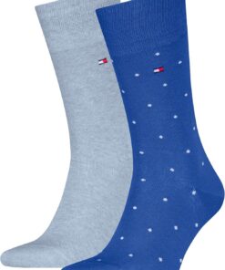 Tommy Hilfiger Dot Calcetines clásicos Hombre (Pack de 2)