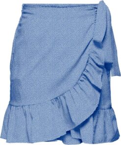 Only Onlolivia Wrap Skirt Wvn Noos Falda Mujer