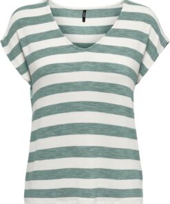 ONLY Onllira Life S/S V-Neck Top Jrs Noos Onllira Life S/S V-Neck Top Jrs Noos Mujer (Pack de 1)