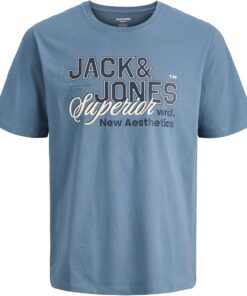 JACK & JONES Jjelogo tee SS O-Neck 2 Col Ss26 Sn Jjelogo tee SS O-Neck 2 Col Ss26 Sn Hombre (Pack de 1)