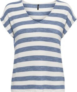 ONLY Onllira Life S/S V-Neck Top Jrs Noos Onllira Life S/S V-Neck Top Jrs Noos Mujer (Pack de 1)