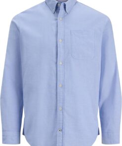 Jack & Jones Jjeoxford Shirt L/S S21 Noos, Camisa Hombre