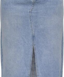 JDY Jdy Bella HW Long Skirt Dnm Noos Falda Vaquera Mujer