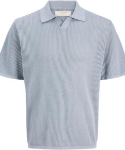 Jack & Jones Jorcassis Knit Twisted Split Neck Polo Polo Jorcassis Knit Twisted Split Neck Hombre (Pack de 1)