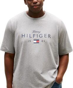 Tommy Hilfiger BT-Brand Love Big Hilfiger tee-b Mw0mw43005 Camiseta S/S Hombre (Pack de 1)