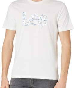 Lee Wobbly Logo Tee Camiseta Hombre (Pack de 1)