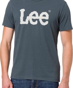 Lee Wobbly Logo Tee Camiseta Hombre (Pack de 1)