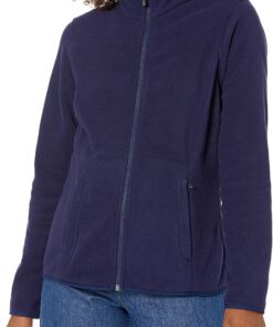 Amazon Essentials Mujer Chaqueta de Forro Polar Suave con Cremallera Completa y Corte clásico (Disponible en Tallas Grandes)