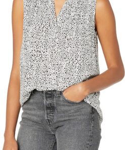 Amazon Essentials Mujer Camisa Tejida sin Mangas con Cuello en V