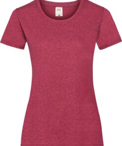 Fruit of The Loom Camiseta para mujer Valueweight Lady (5 unidades)