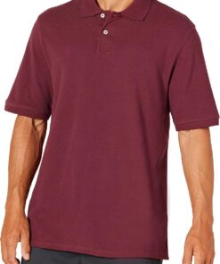 Amazon Essentials Polo de Algodón Piqué de Manga Corta y Corte Estándar (Disponible en Tallas Grandes) Hombre