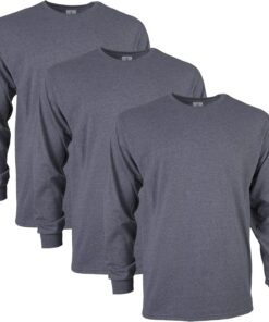 Gildan Camiseta de Manga Larga, de Ultra Cotton, Estilo G2400, Camiseta para Hombre