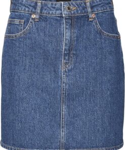 Vero Moda Vmtessa HR Short Dnm Skirt Mix Ga Noos Falda Vaquera Mujer (Pack de 1)