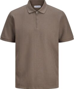 JACK & JONES Jjeaustin Zip Polo SS Noos Jjeaustin Zip Polo SS Noos Hombre (Pack de 1)