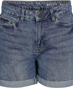 NOISY MAY Smiley Mujer Pantalones Cortos Azul