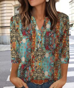 Camisetas Henley para mujer, moda de otoño 2025, trajes escolares para profesores