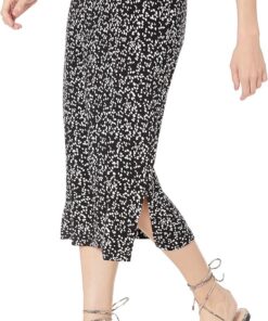 Amazon Essentials Mujer Falda Midi de Punto sin Cierre (Disponible en Tallas Grandes)
