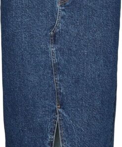 VERO MODA Denim Skirt VMVERI High Waist Midi Skirt