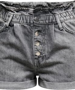Only Onlcuba Life Paperbag Dnm Shorts Dot005 - Pantalones Cortos Mujer